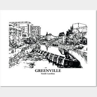 Greenville - South Carolina Posters and Art